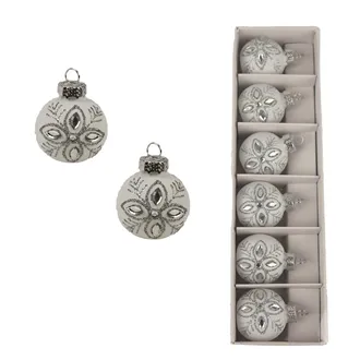 Christmas decoration, 6 pcs S0357 