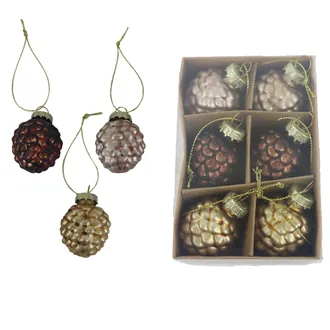 Christmas ornament 6 pcs, S0517-18
