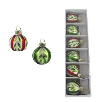 Christmas ornament 6 pcs, S0548