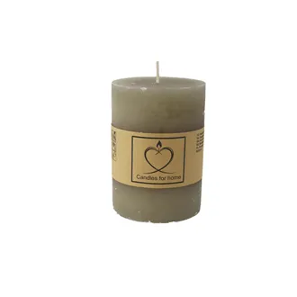 Rustic Grey Pillar Candle 7 x 10 cm S0575-21
