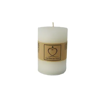 Rustic Cream Pillar Candle 7 x 10 cm S0575-26