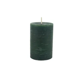 Rustic Green Pillar Candle 5 x 7.5 cm S0581-16
