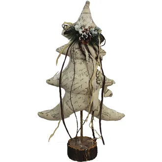 Christmas tree, brown, X0048