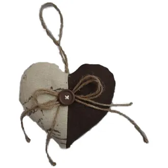Heart to hang brown, X0050