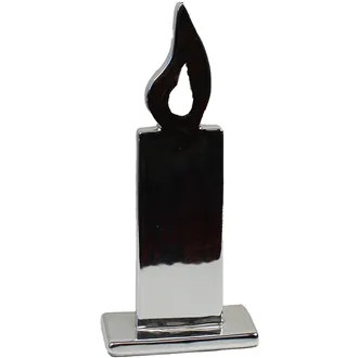 Decoration silver candle, X0102