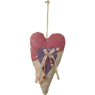 Heart hanging cloth X0153