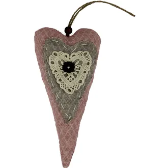 Heart from cloth X0227