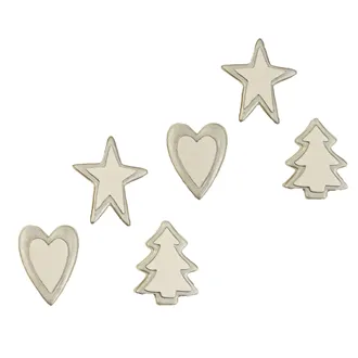 Christmas decorations, 6pcs X0405