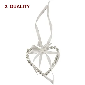 Heart of beads X0581, 2. quality