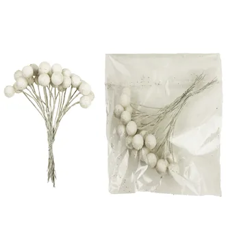White decorations, 2 pcs/pack X1140