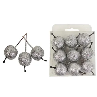 Decoration apple, 9pcs X1667/ST