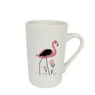 Porcelain flamingo mug X2177