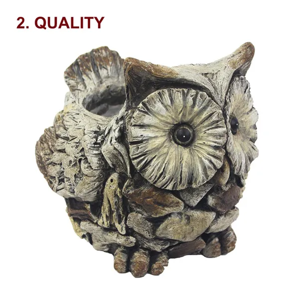 Decoration for flower, owl X2361/B 2nd quality