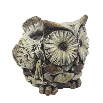 Decoration for flower, owl X2361