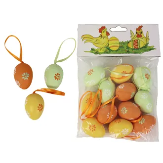 Decorative eggs 12 pcs X2444