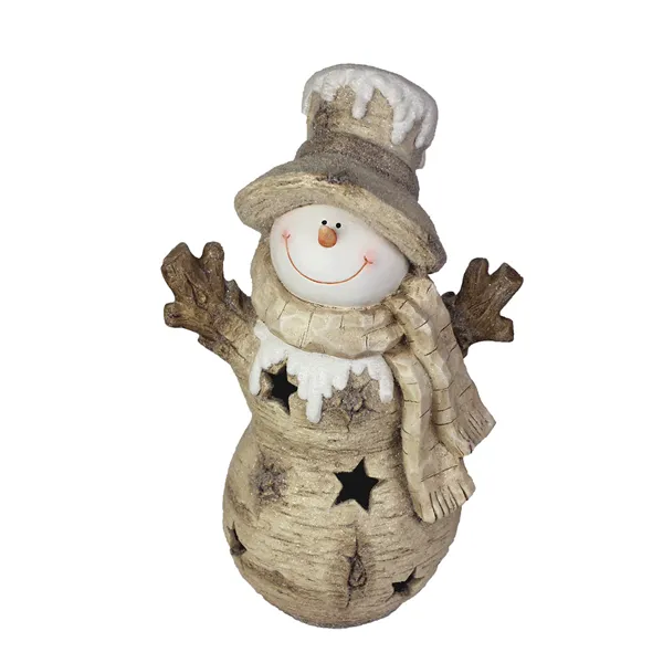 Snowman with LED lighting X2695