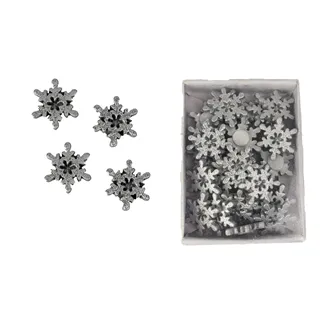 Snowflake for sticking, 24pcs X2936-28