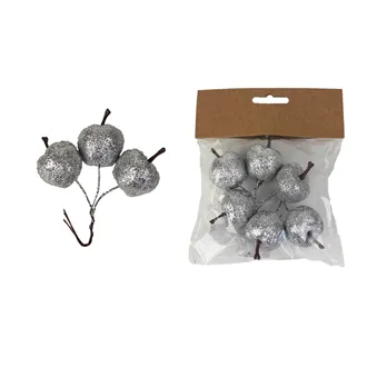 Decoration apple 6 pcs X2997-28