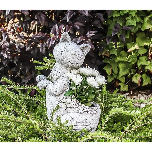 Flowerpot cat X3252