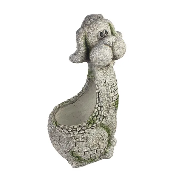 Decorative flowerpot dog X3253 