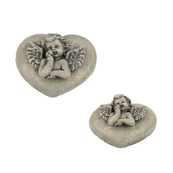 Heart decoration with angel X3458