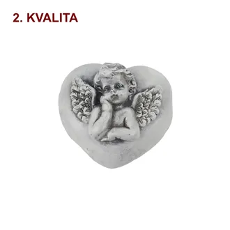 Heart decoration with angel X3458