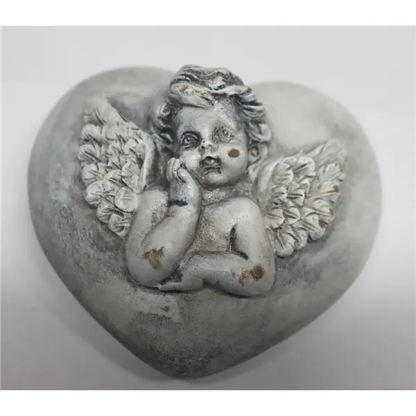 Heart decoration with angel X3458