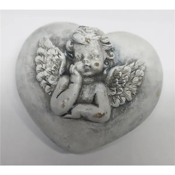 Heart decoration with angel X3458