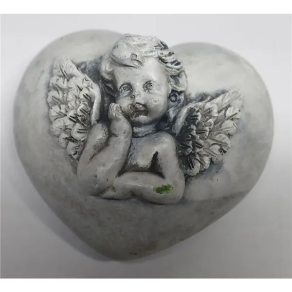 Heart decoration with angel X3458