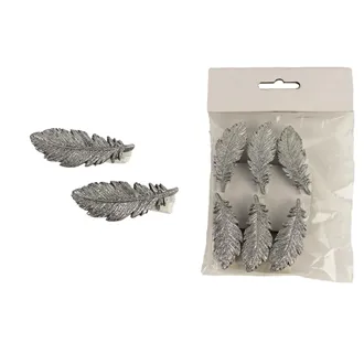 Feather clip, 6pcs X3502-28 