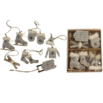 Christmas decoration, 7pcs X3528-01 