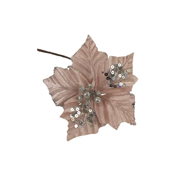 Decor. flower 10cm - on stick X3582/1
