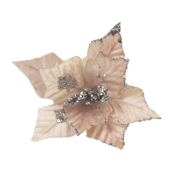 Decor. flower 15cm - on stick X3582/2