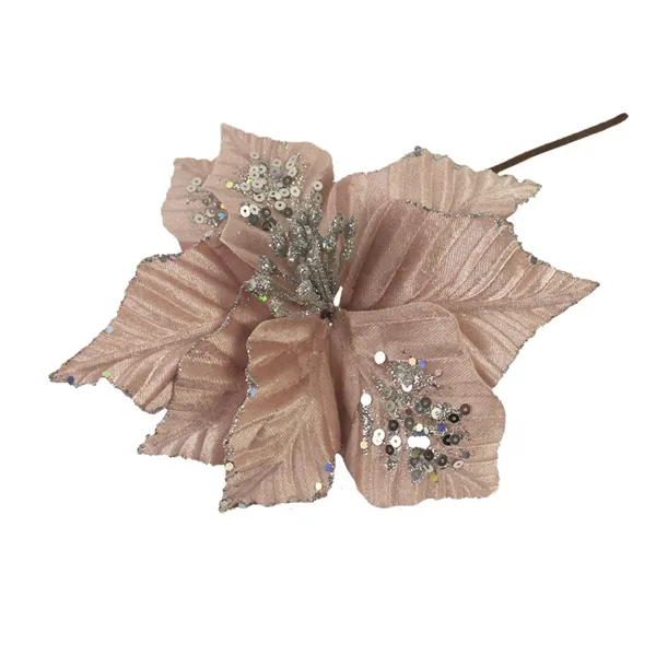 Decor. flower 20cm - on stick X3582/3 