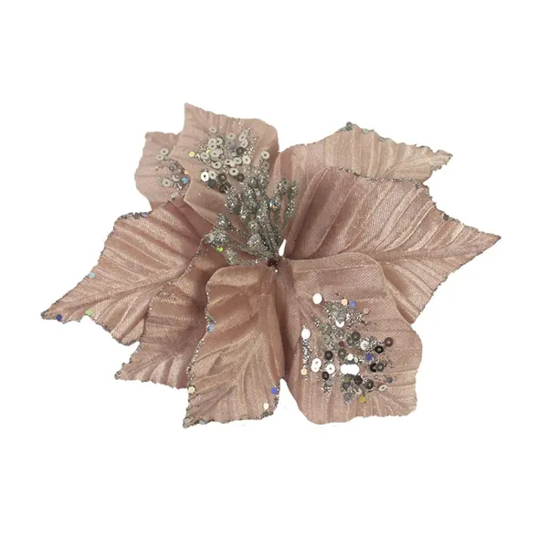 Decor. flower 20cm - clip X3582/3K