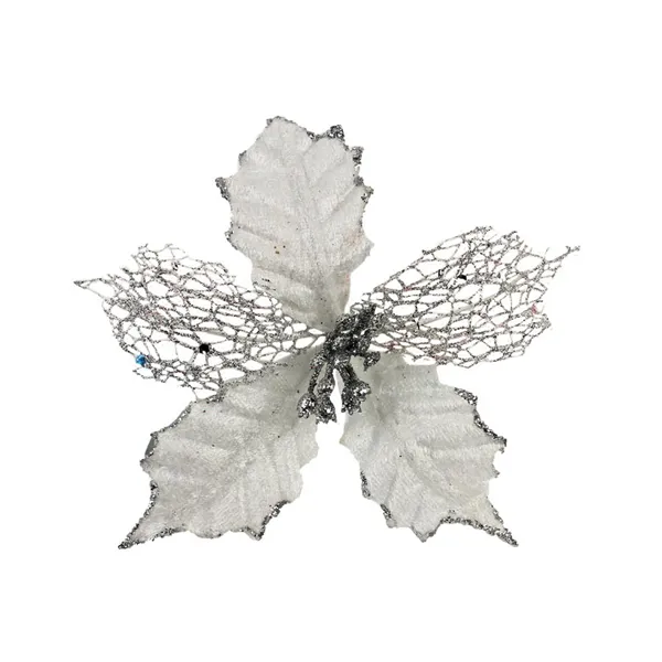 Decor. flower 13cm - on stick X3584-28