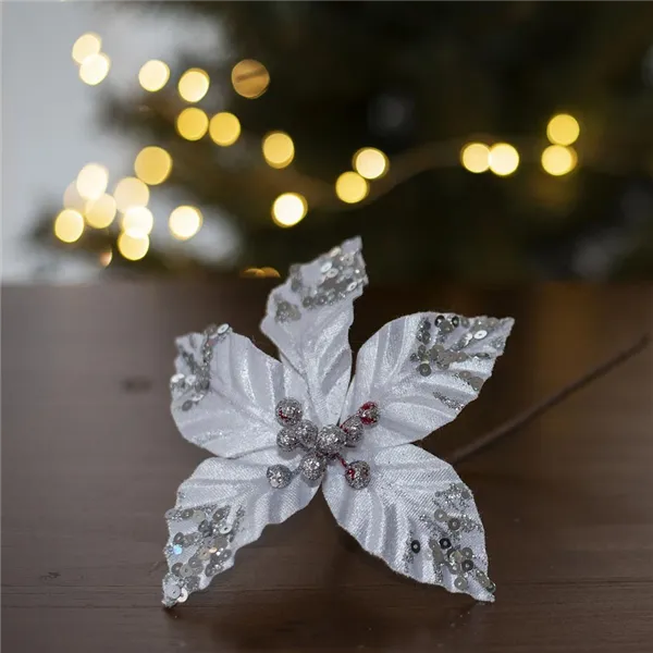 Decor. flower 10cm - clip X3586/1K