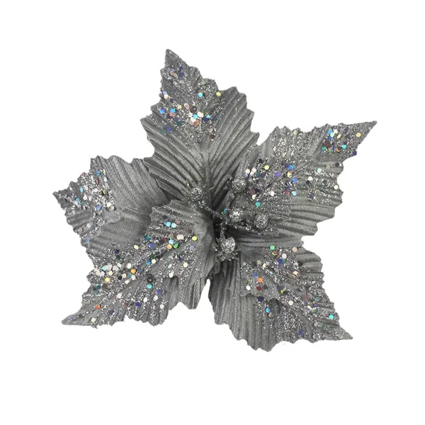 Decor. flower 20cm - clip X3587/3K