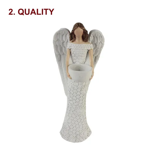 Candleholder angel X3622/B, 2nd quality