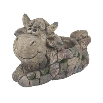 Decorative flowerpot cow X3647 