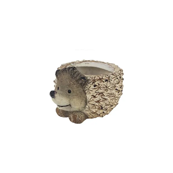 Decorative flowerpot hedgehog X3793