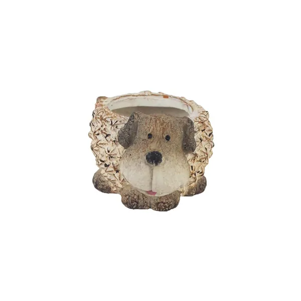 Decorative flower pot dog X3795 