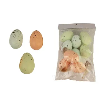 Decorative egg, 9 pcs X3829 