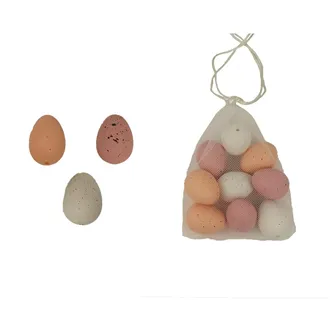 Decorative eggs, 9 pcs X3858-04 