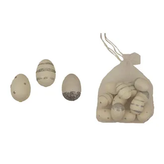 Decorative eggs, 12 pcs X3859