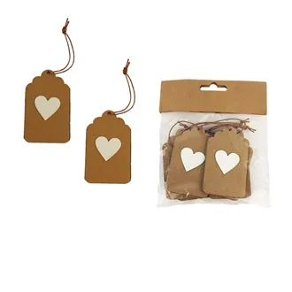 Gift tag, 6 pcs X3881 