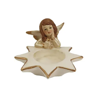 Candle holder angel X4344