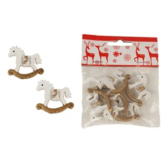 Decorative horses, 6 pcs X4389