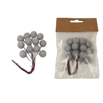 Decoration with berries, 12 pcs X4433 