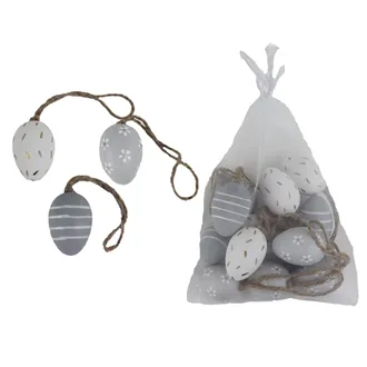 Decorative egss, 12 pcs X4782